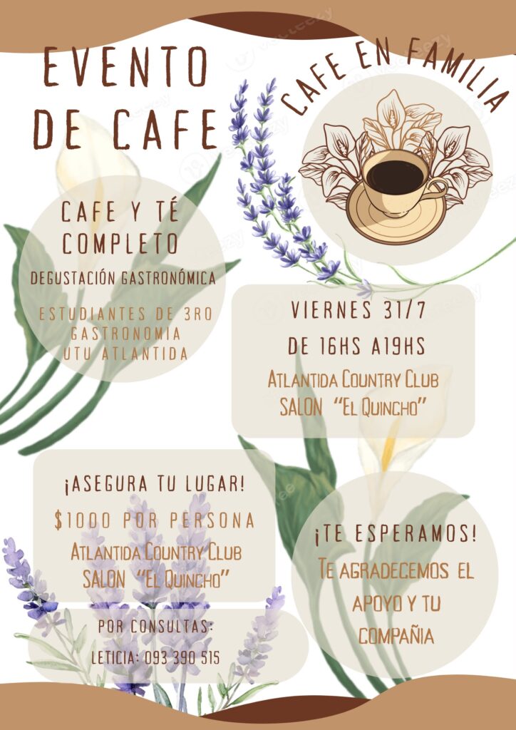 Evento de café 31/7